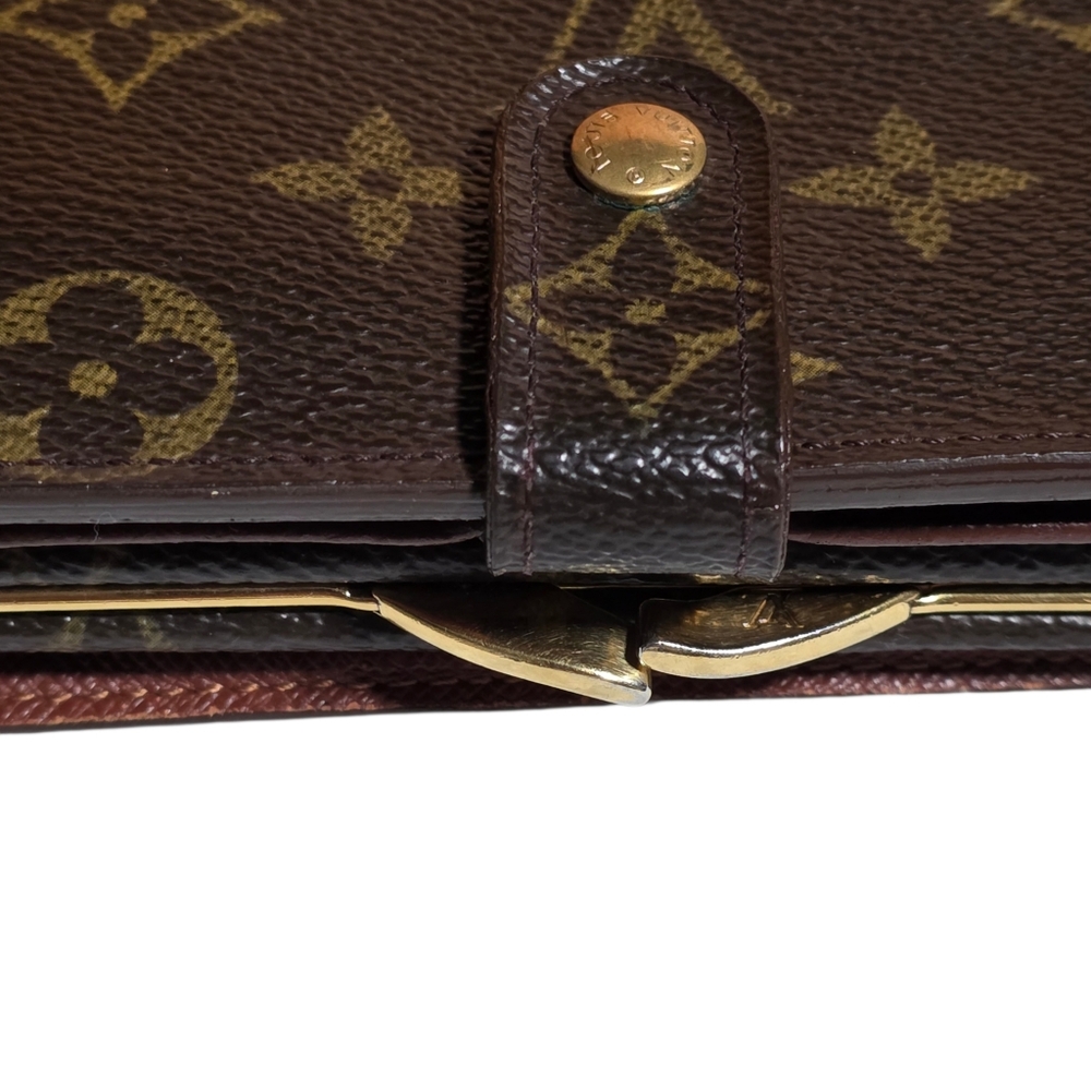 Authentic Louis Vuitton Monogram Snap Wallet & Kisslock Closure-COA W/ Purchase - Picture 4 of 16